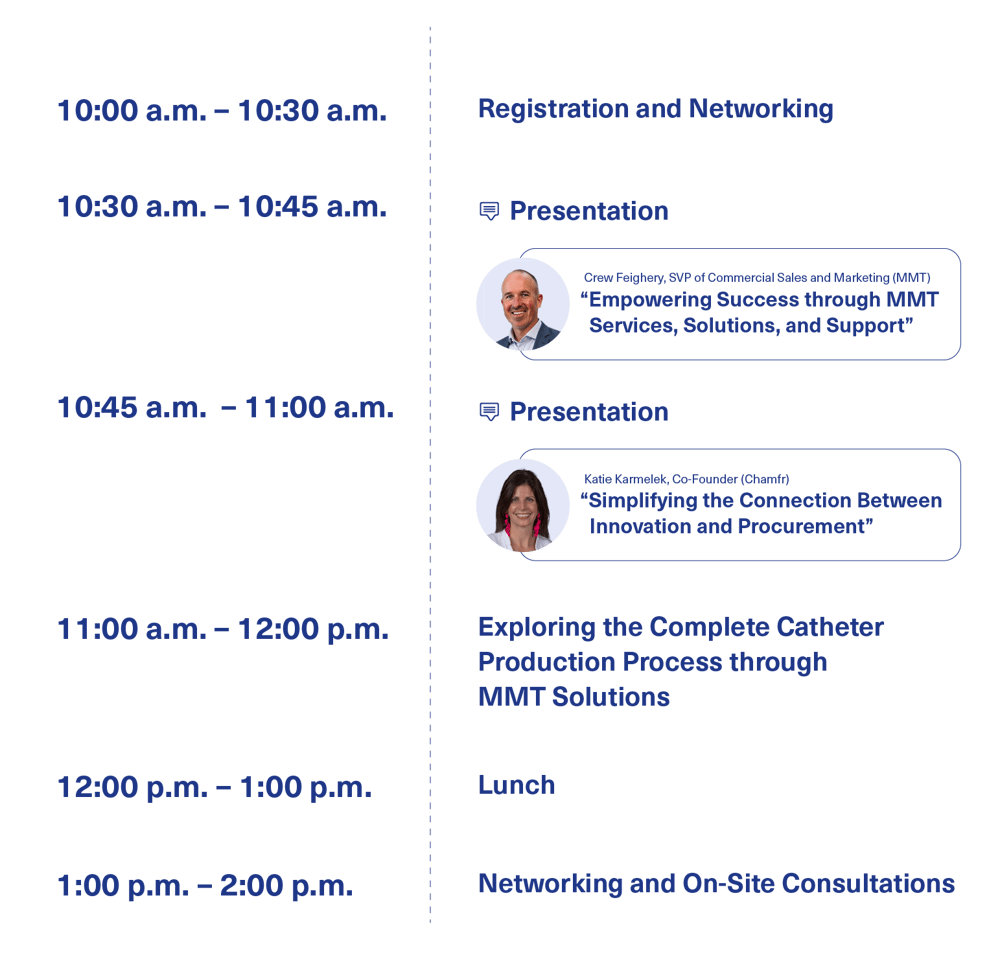 MMT Lunch & Learn 2025 | Schedule